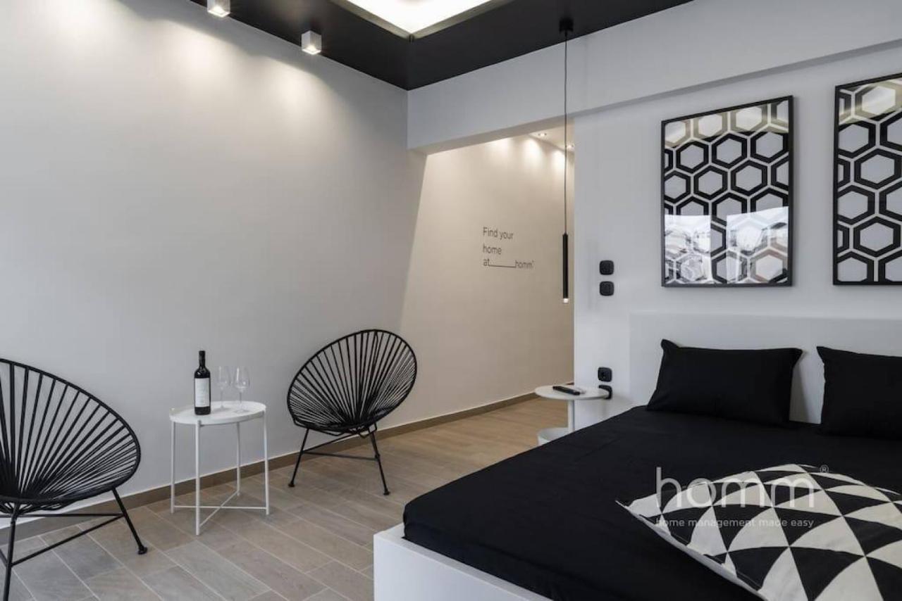 34Sqm Minimal Homm Apartment With Acropolis View Atenas Exterior foto
