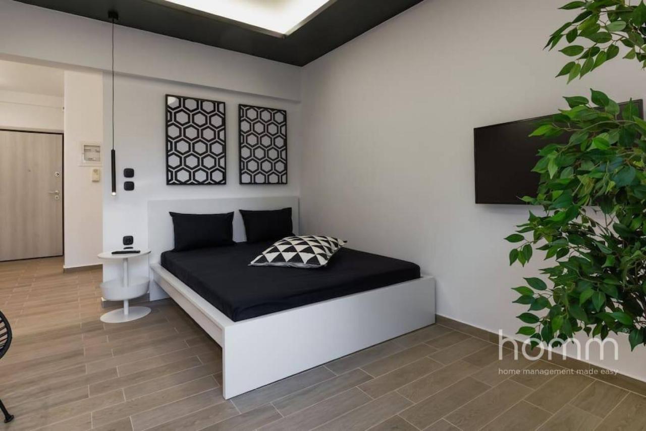 34Sqm Minimal Homm Apartment With Acropolis View Atenas Exterior foto