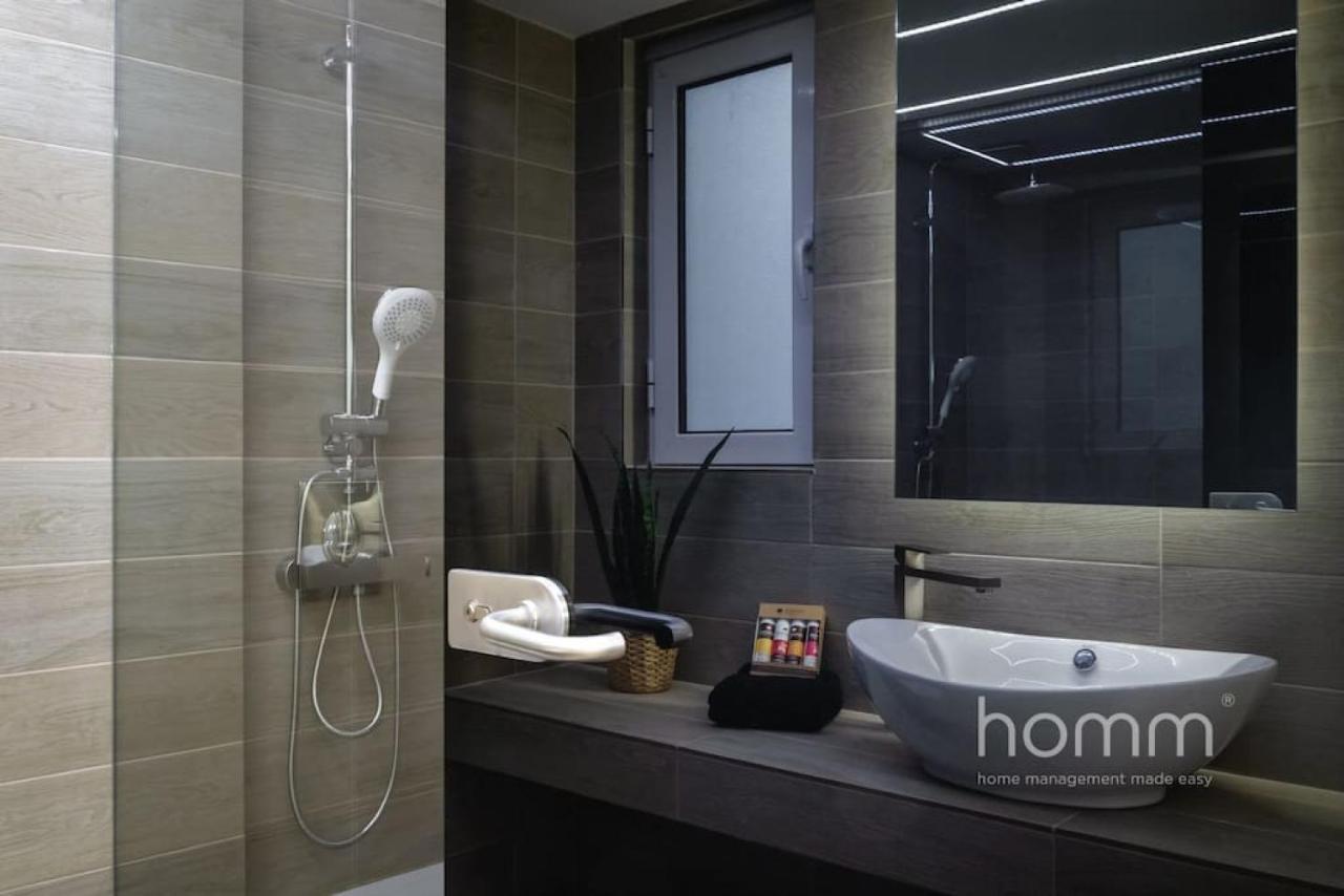 34Sqm Minimal Homm Apartment With Acropolis View Atenas Exterior foto