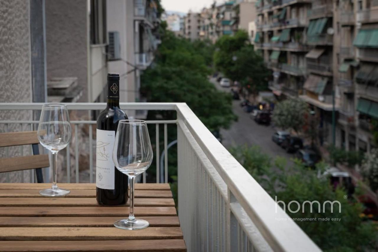 34Sqm Minimal Homm Apartment With Acropolis View Atenas Exterior foto