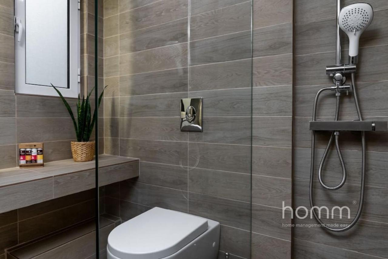 34Sqm Minimal Homm Apartment With Acropolis View Atenas Exterior foto